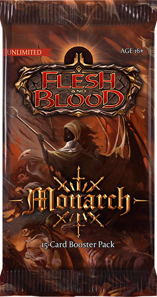 SALE: Flesh And Blood TCG: Monarch Booster Pack (Unlimited Edition)