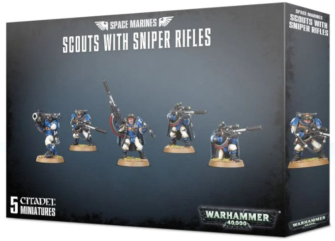 Space Marines Scouts With Sniper Rifles