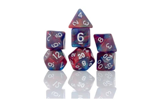 Summer Berries Polyhedral RPG Dice Set